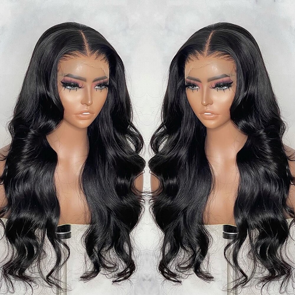 Body Wave Lace Frontl Wig Brazilian Hair 13x4 Lace Frontal Wig HD Transparent Lace Frontal Wig For Women ۷縮 Ǯ ̽ 